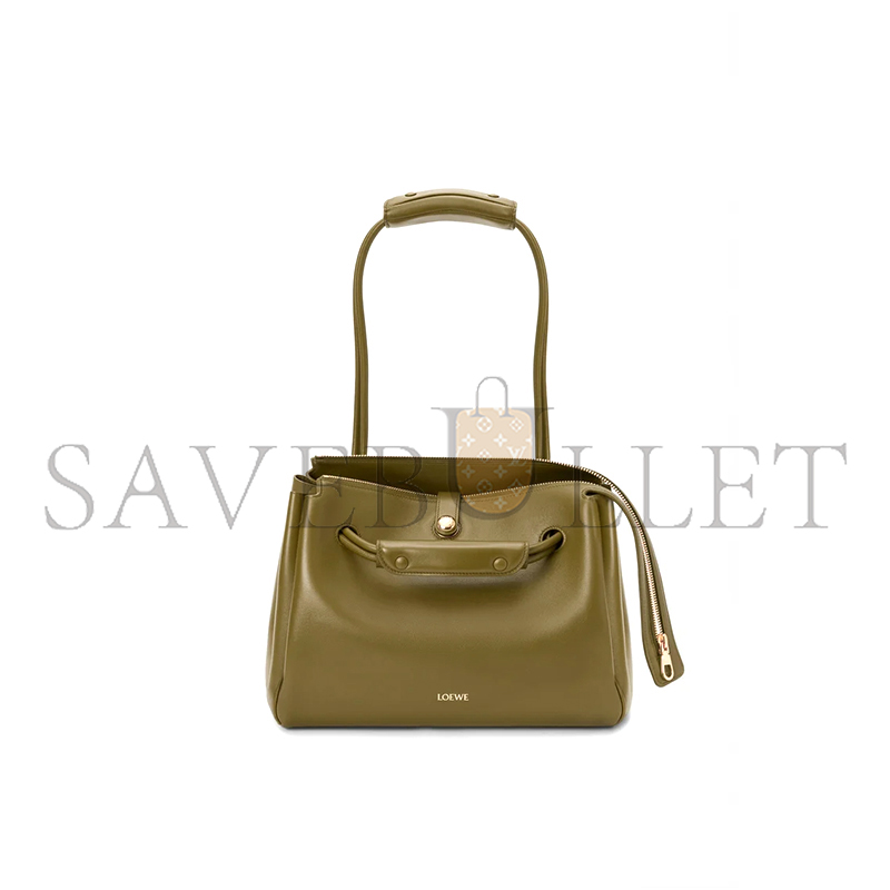 l0ew* medium madrid bag in S*pple calfskin aanbab1x01-8795 (28.5*23*11cm)